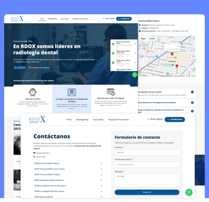 Imagen inicial del proyecto realizado con RDOX
